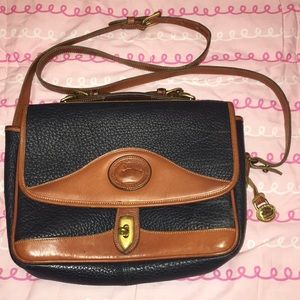 Vintage Dooney & Bourke Navy Purse